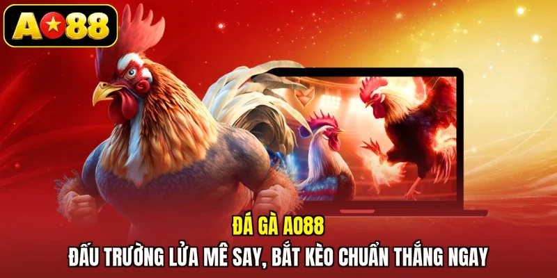 Đá Gà AO88 - Đấu Trường Lửa Mê Say, Bắt Kèo Chuẩn Thắng Ngay
